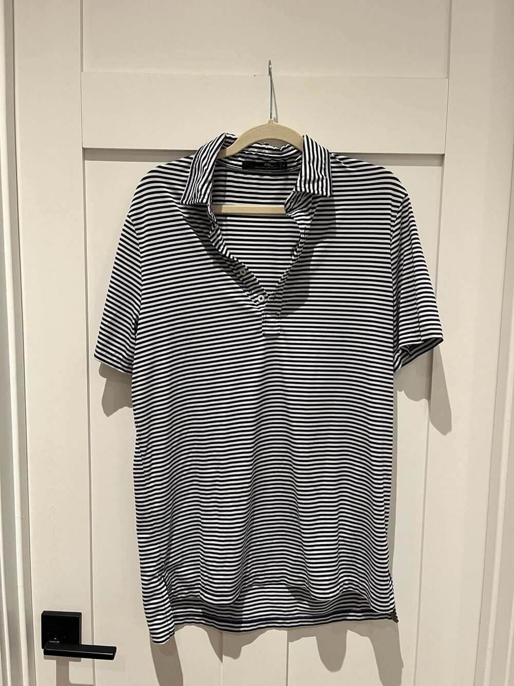 RLX Ralph Lauren Men's Striped Performance Polo Shirt Size M